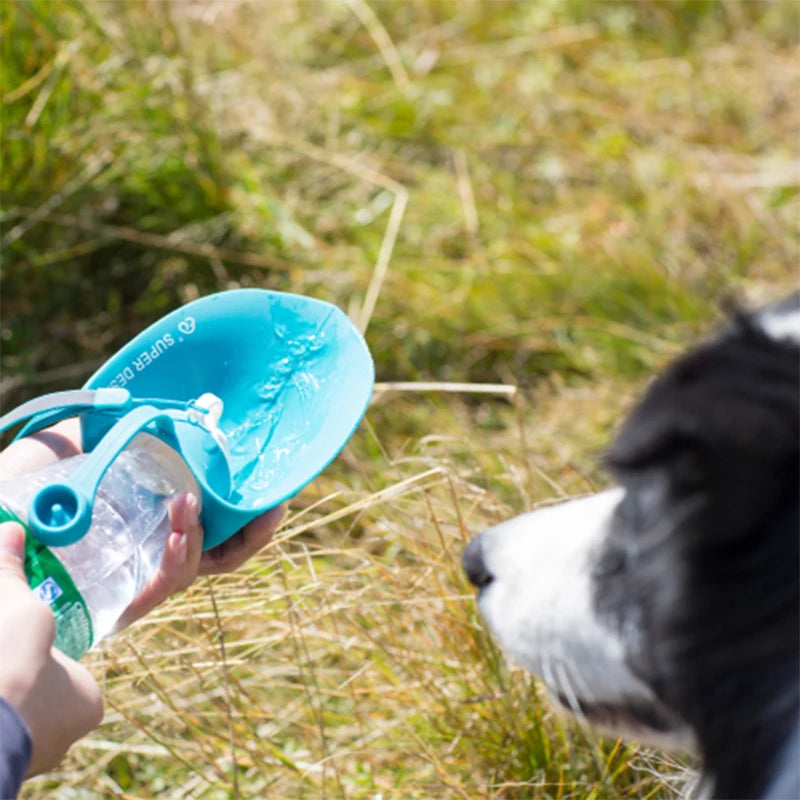 Garrafa de água portátil para cachorro e gato